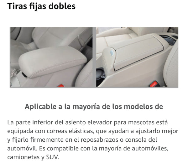 ASIENTO PARA GATOS PARA EL AUTO