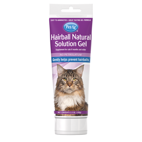 HAIRBALL SOLUTION - SUPLEMENTO EN GEL NATURAL PARA BOLAS DE PELOS GATOS