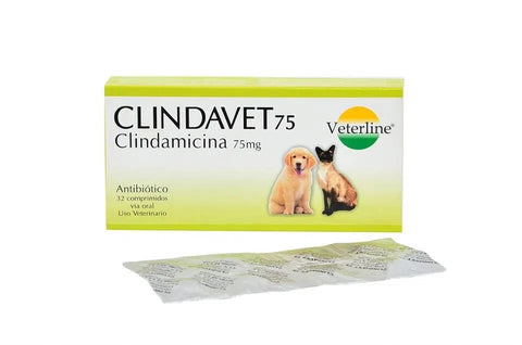 CLINDAVET 75 MG - 1 BLISTER X 8 TAB