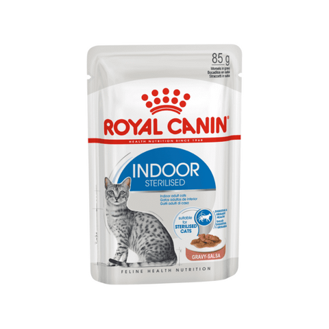 SACHET ROYAL CANIN INDOOR ESTERILIZADOS GRAVY PARA GATOS