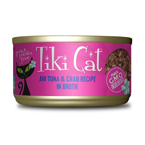 LATA TIKI CAT GRILL ATÚN Y CANGREJO 80 GR