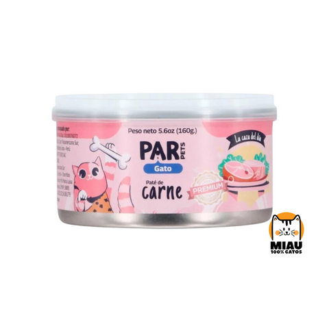 PATÉ DE CARNE PARA GATOS PAR PETS