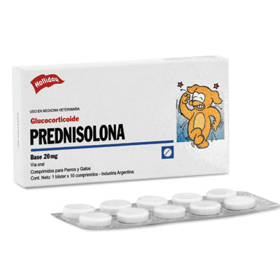 PREDNISOLONA 20 MG X 10 TAB