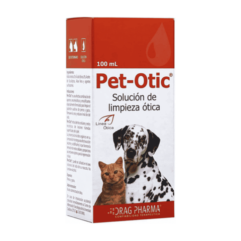 PET-OTIC SOLUCIÓN DE LIMPIEZA ÓTICA – PERROS Y GATOS