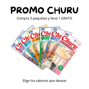 PROMO CHURU 3+1 GRATIS