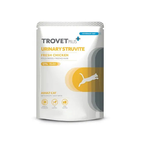 SACHET TROVET PLUS URINARY ESTRUVITA POLLO FRESCO GATO ADULTO 85 GR