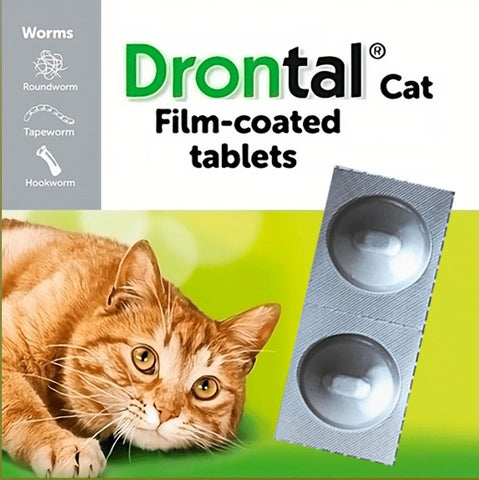 DRONTAL GATOS X 2 PASTILLAS