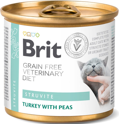 LATA BRIT MEDICADA URINARY STRUVITA PARA GATO 200 GR