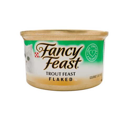 LATA FANCY FEAST – FLAKED TRUCHA 85GR