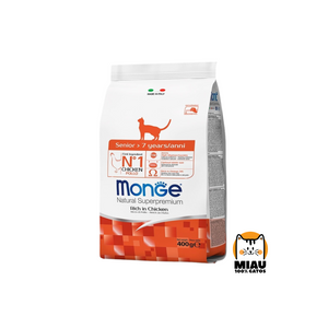 MONGE GATOS SENIOR +7  400 GR