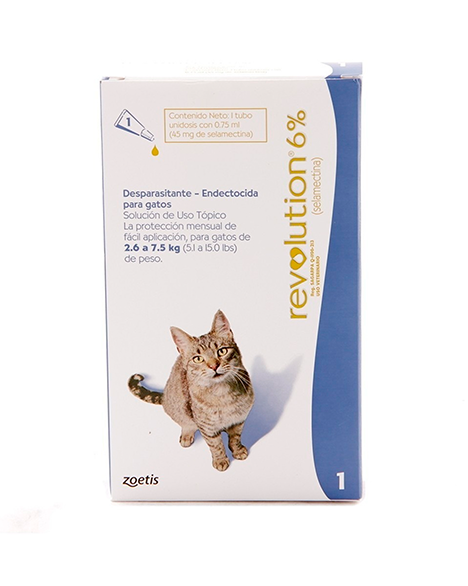 PIPETA REVOLUTION PARA GATOS 2.6 a 7.5 KG