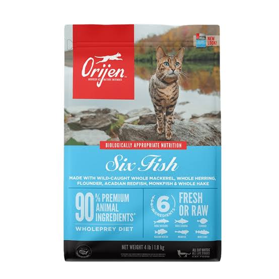 ALIMENTO ORIJEN SIX FISH – Miaugatospetshop